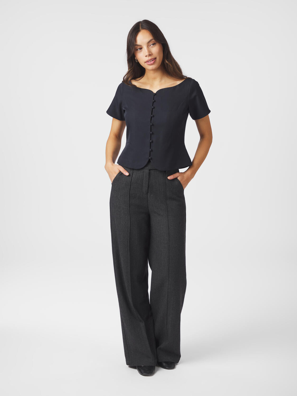 Tango Structure top - Dark Navy